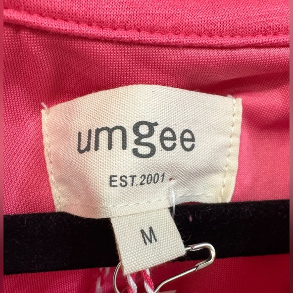 Umgee Pink Short Sleeve Tee with Cap Sleeves - Picture 4 of 4
